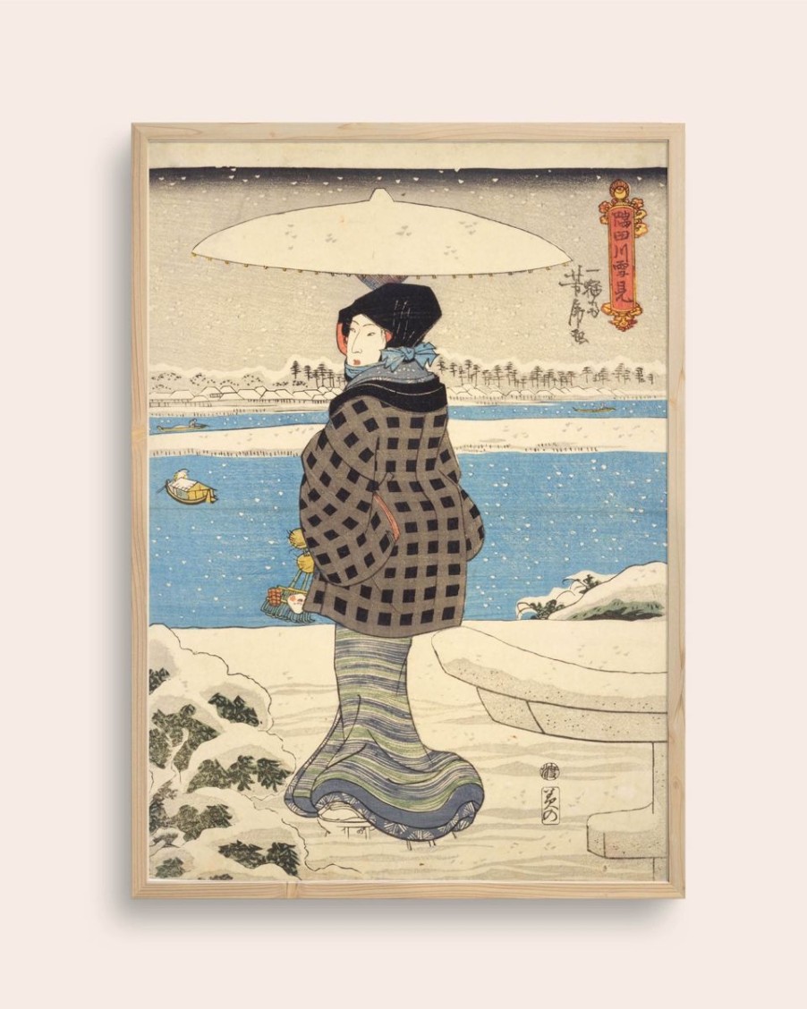 Interior SERAMIKKU Ukiyo-E Japanske Traesnit | Yuki