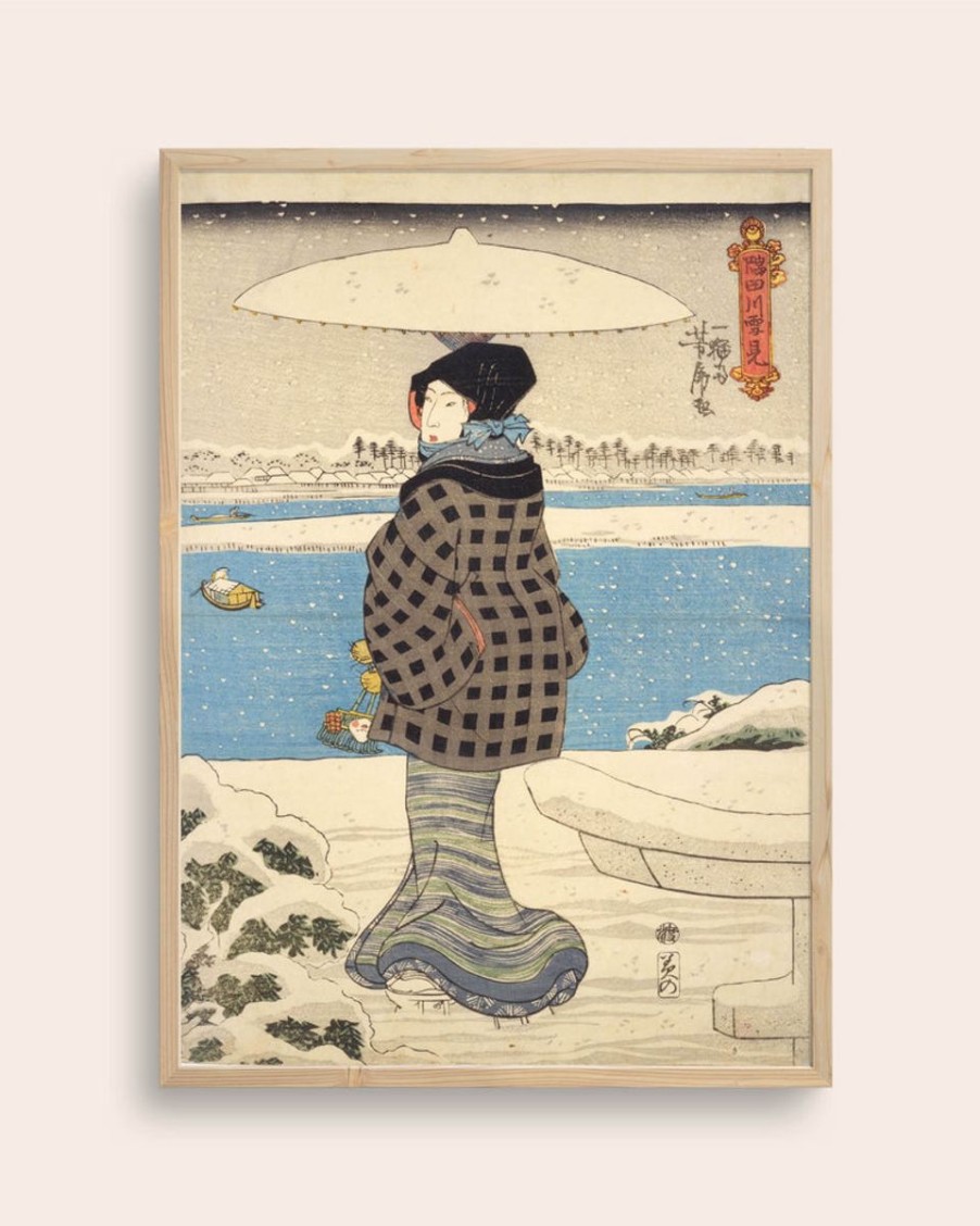 Interior SERAMIKKU Ukiyo-E Japanske Traesnit | Yuki