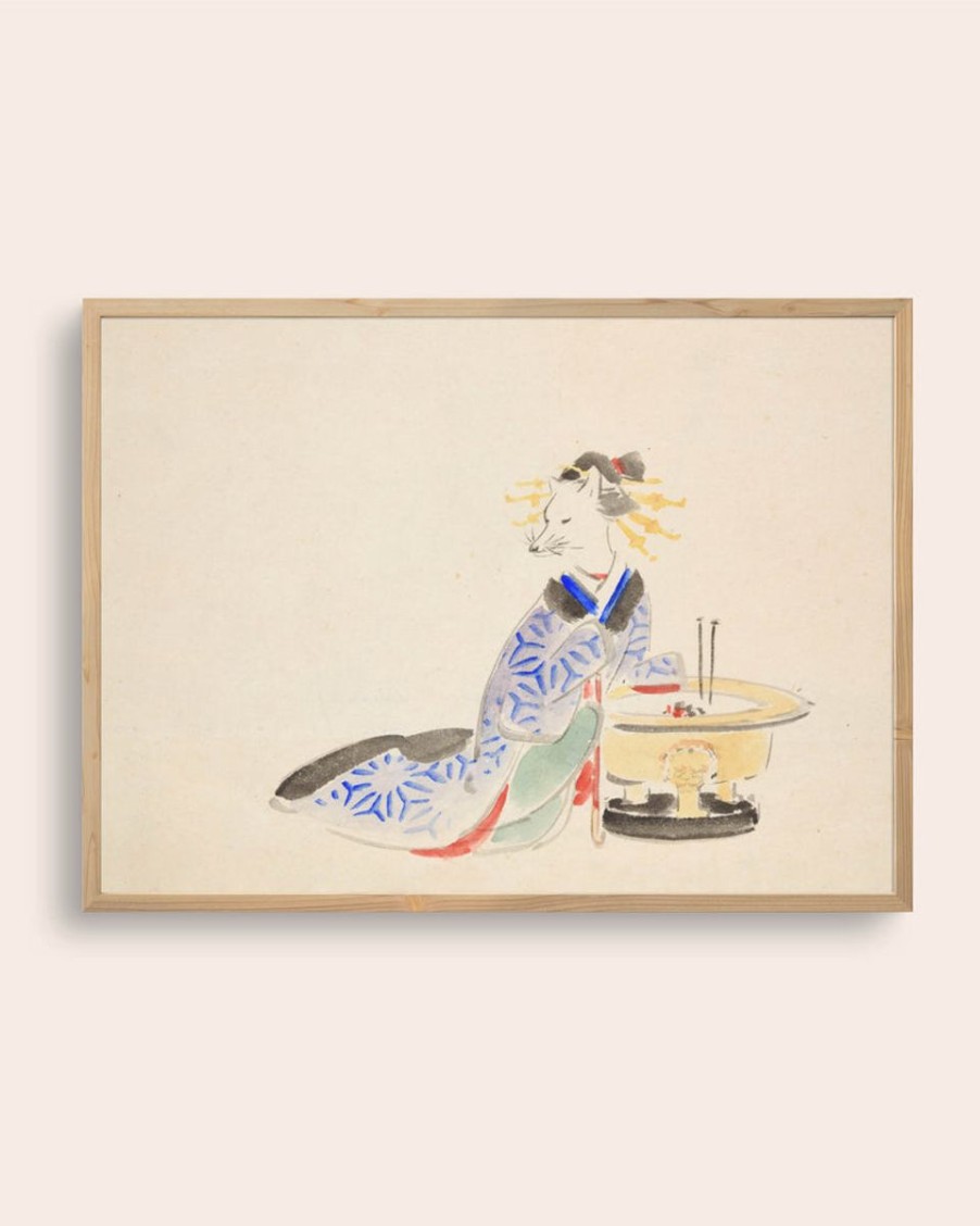 Interior SERAMIKKU Ukiyo-E Japanske Traesnit | Kitsune