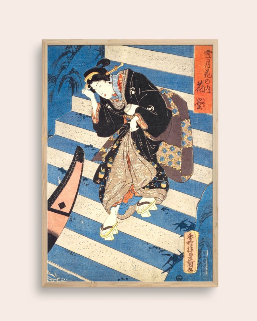 Interior SERAMIKKU Ukiyo-E Japanske Traesnit | Kaidan