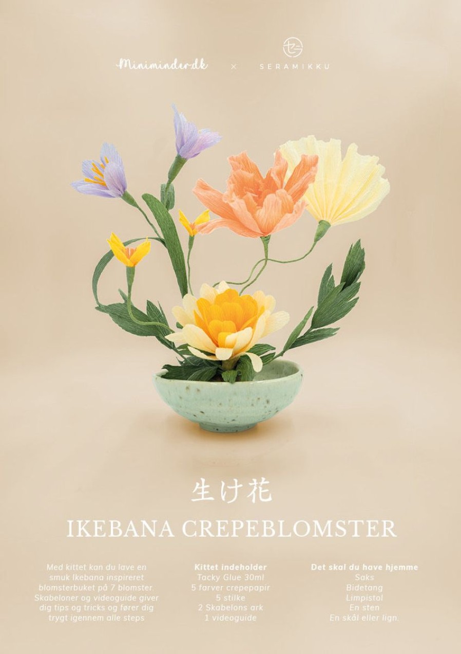 Interior SERAMIKKU Boger | Ikebana Crepeblomster