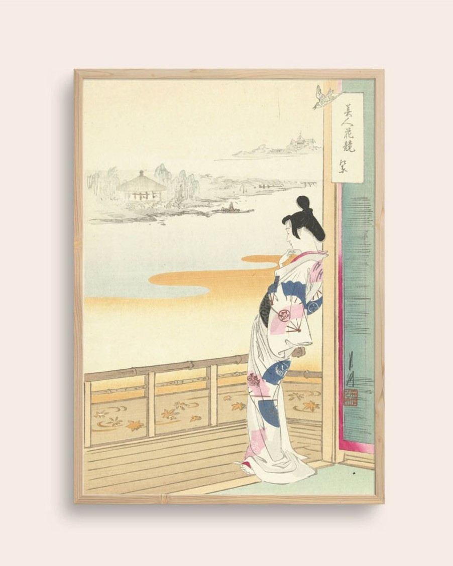 Interior SERAMIKKU Ukiyo-E Japanske Traesnit | Keshiki