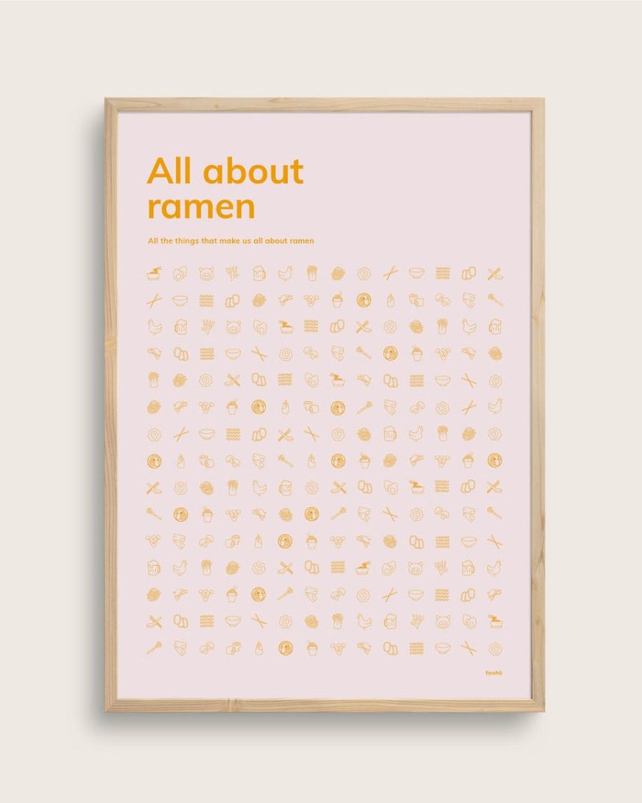 Interior SERAMIKKU Taisho - Designplakater | All About Ramen