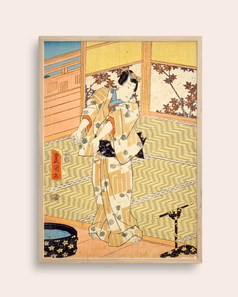 Interior SERAMIKKU Ukiyo-E Japanske Traesnit | Zashiki