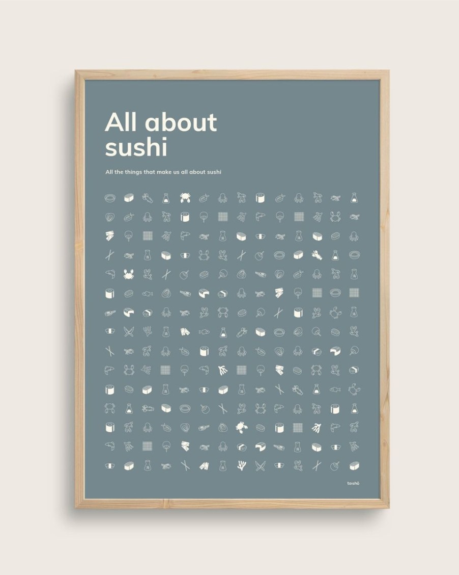 Interior SERAMIKKU Taisho - Designplakater | All About Sushi