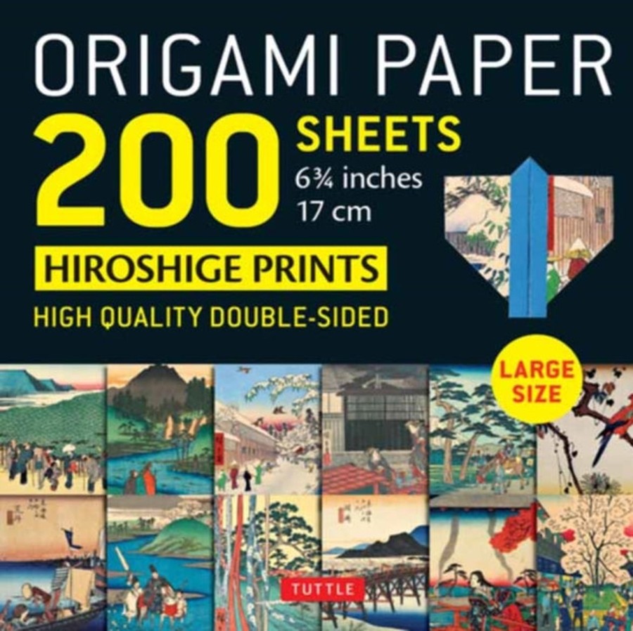 Interior SERAMIKKU Boger | Origami Papirblok Med Hiroshige Traesnit